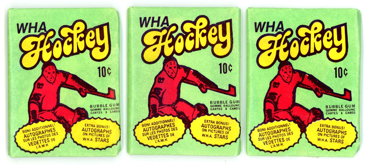 1974/75 OPC O-Pee-Chee WHA Hockey Card Unopened Wax Pack Lot (Lot of 3)