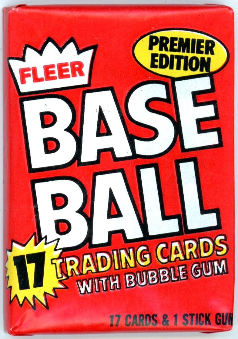 1981 Fleer MLB Baseball Premier Edition Unopened Vintage Wax Pack (17 Cards)