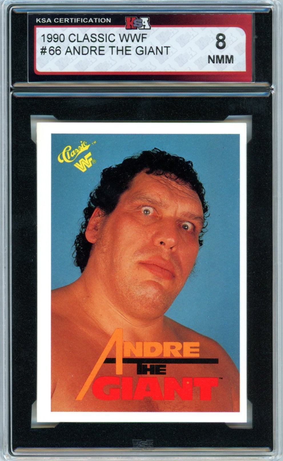 1990 Classic WWF Andre the Giant Graded Wrestling Card KSA 8