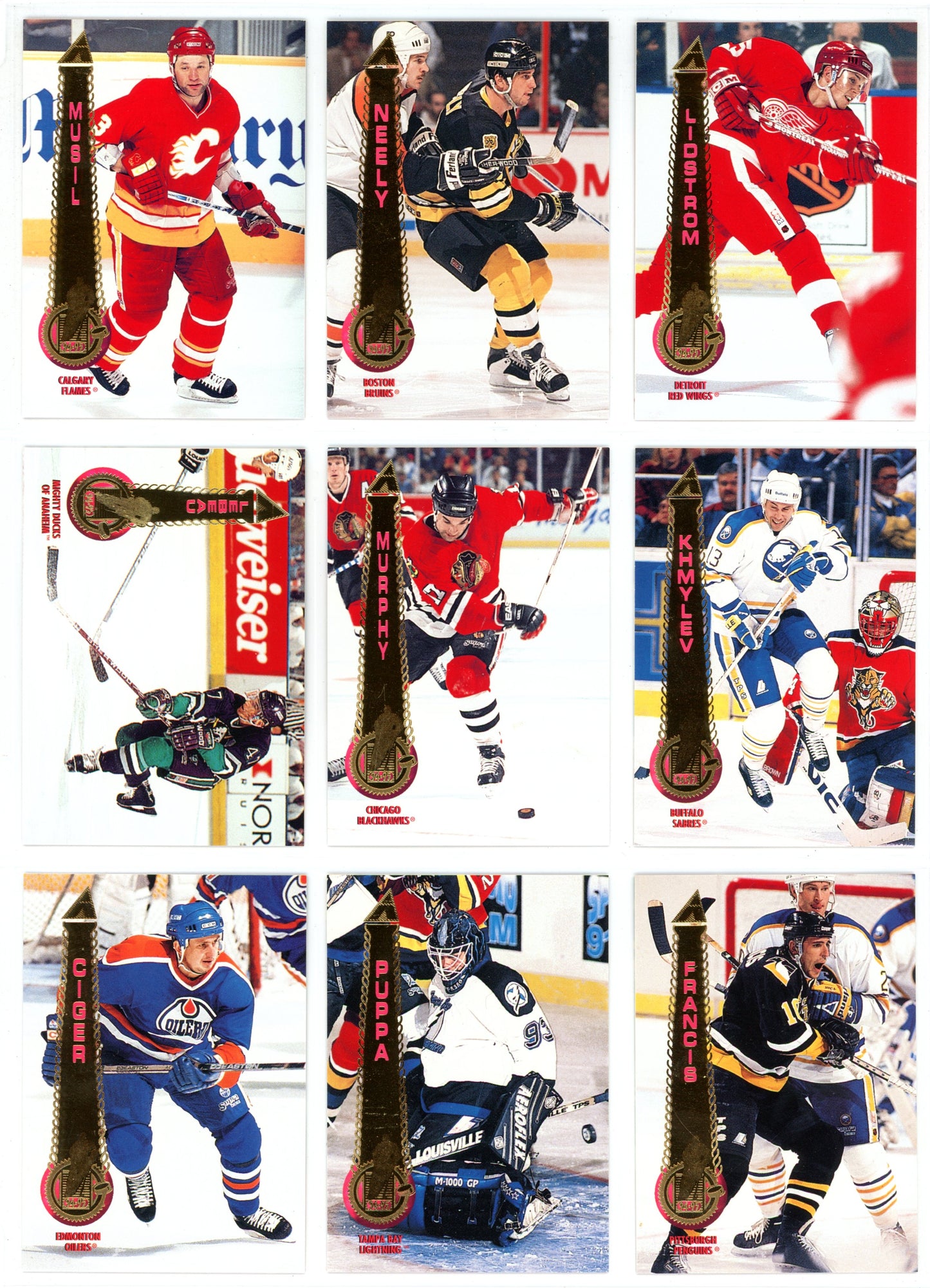 1994/95 Pinnacle NHL Hockey Series One Set (270 Cards)
