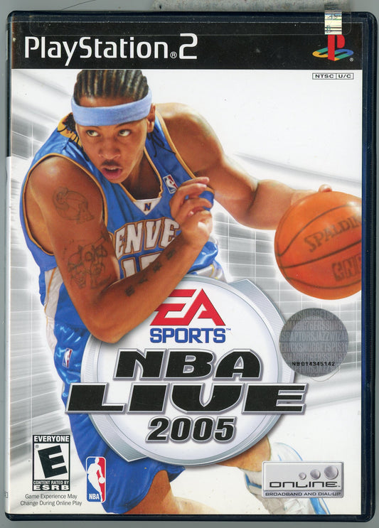 EA Sports NBA Live 2005 Playstation 2 Video Game Disc In Box