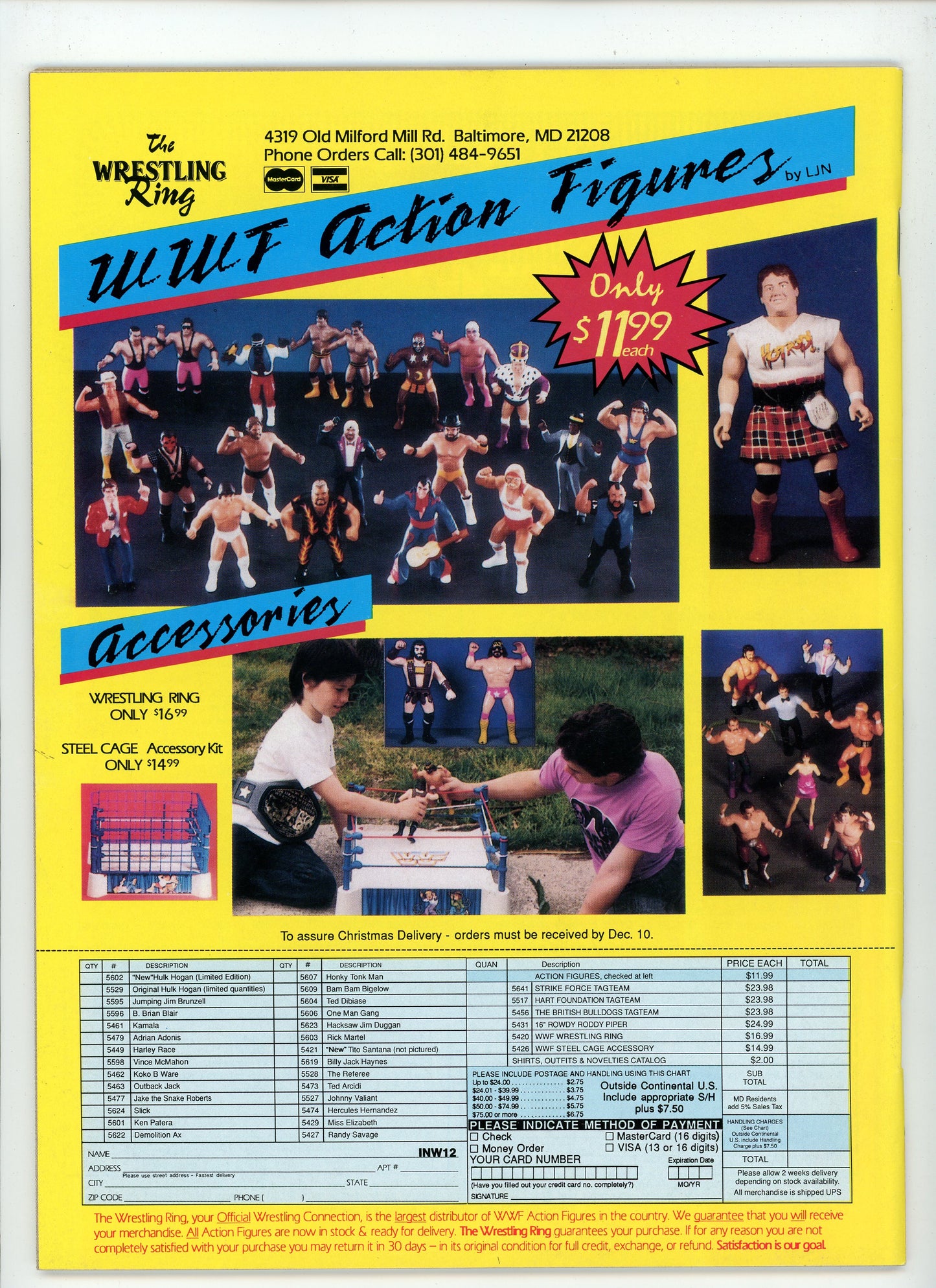 Inside Wrestling Vintage Magazine (December, 1988) Roddy Piper