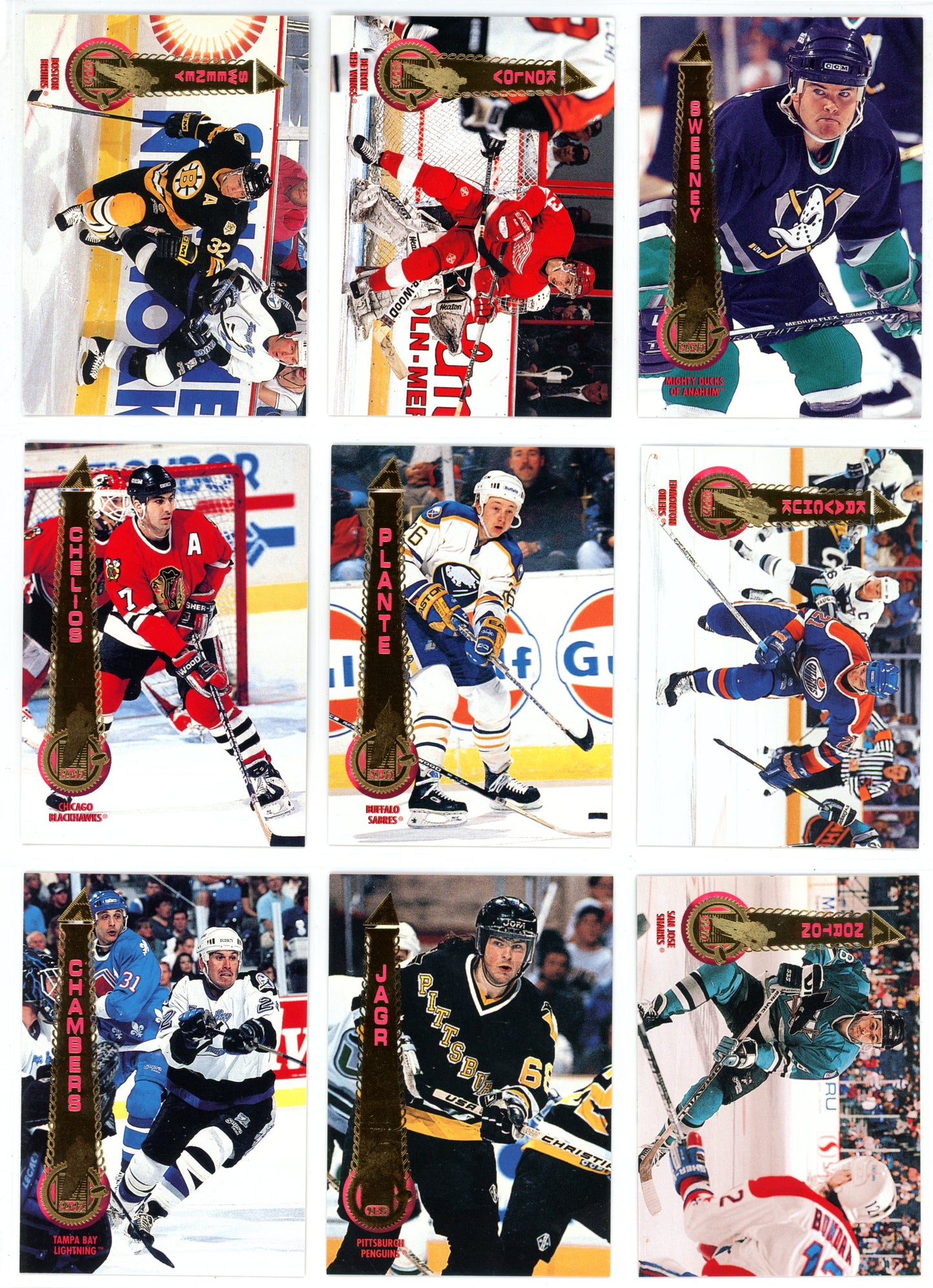 1994/95 Pinnacle NHL Hockey Series One Set (270 Cards)