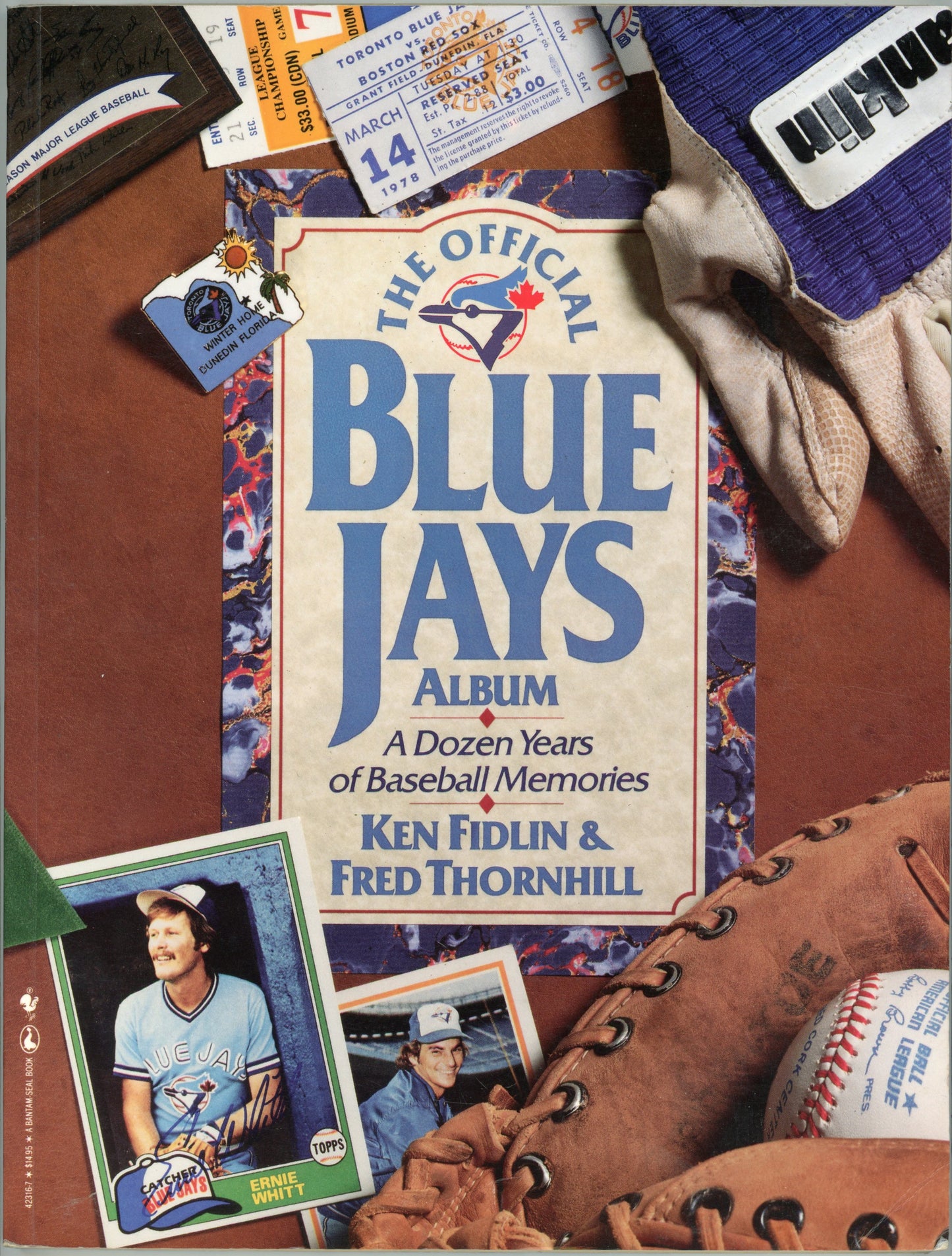 1989 Official Blue Jays Album: A Dozen Years of Baseball Memories Vintage Book