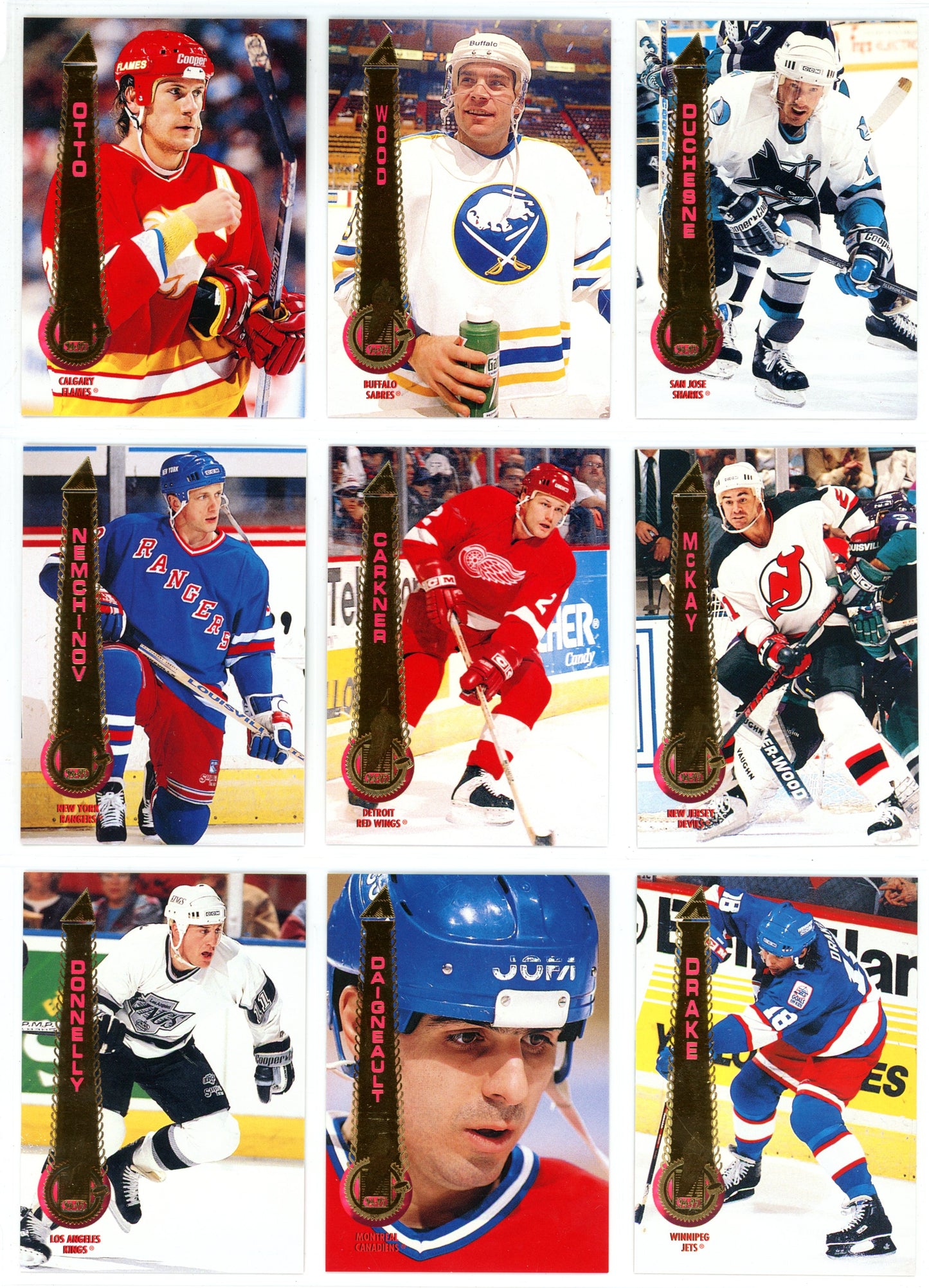 1994/95 Pinnacle NHL Hockey Series One Set (270 Cards)