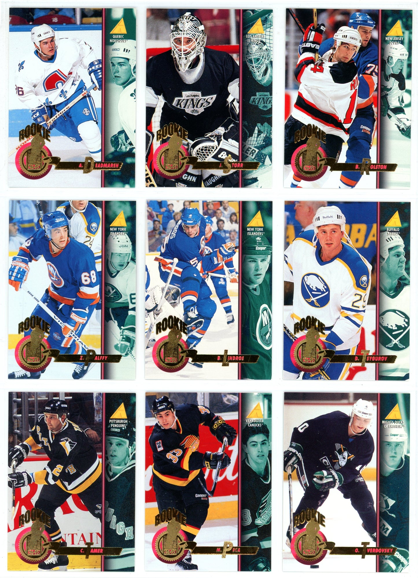 1994/95 Pinnacle NHL Hockey Series One Set (270 Cards)