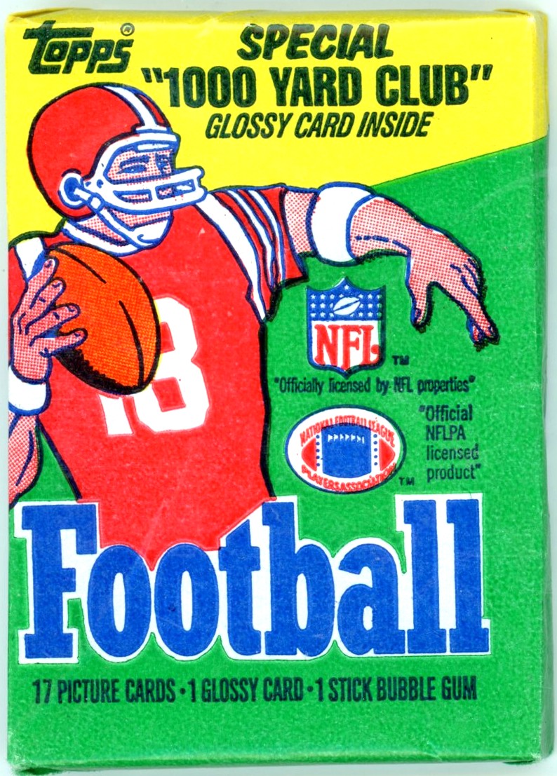 1986 Topps NFL Football Card Unopened Wax Pack Lot (Lot of 2) Possible Jerry Rice Rookie