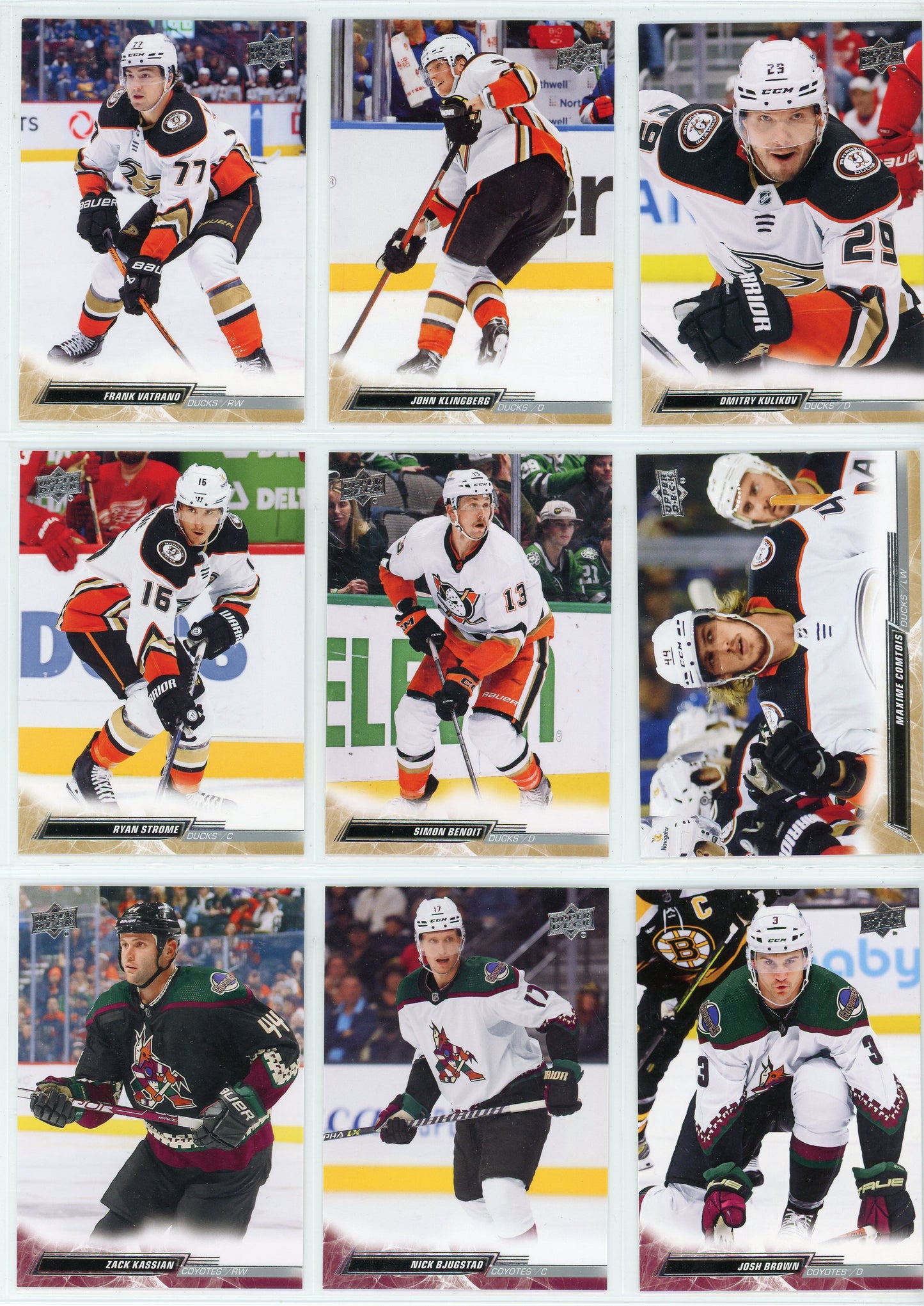 2022/23 Upper Deck Extended Series Hockey Card Base Set (200 Cards)