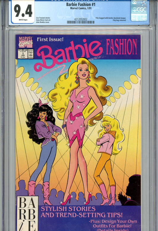 1991 Marvel Barbie Fashion #1 Graded Comic Book 1st Issue CGC 9.4