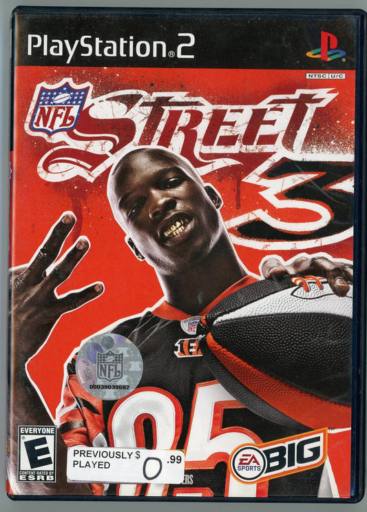 2006 EA Sports NFL Street 3 Playstation 2 Video Game Disc In Box