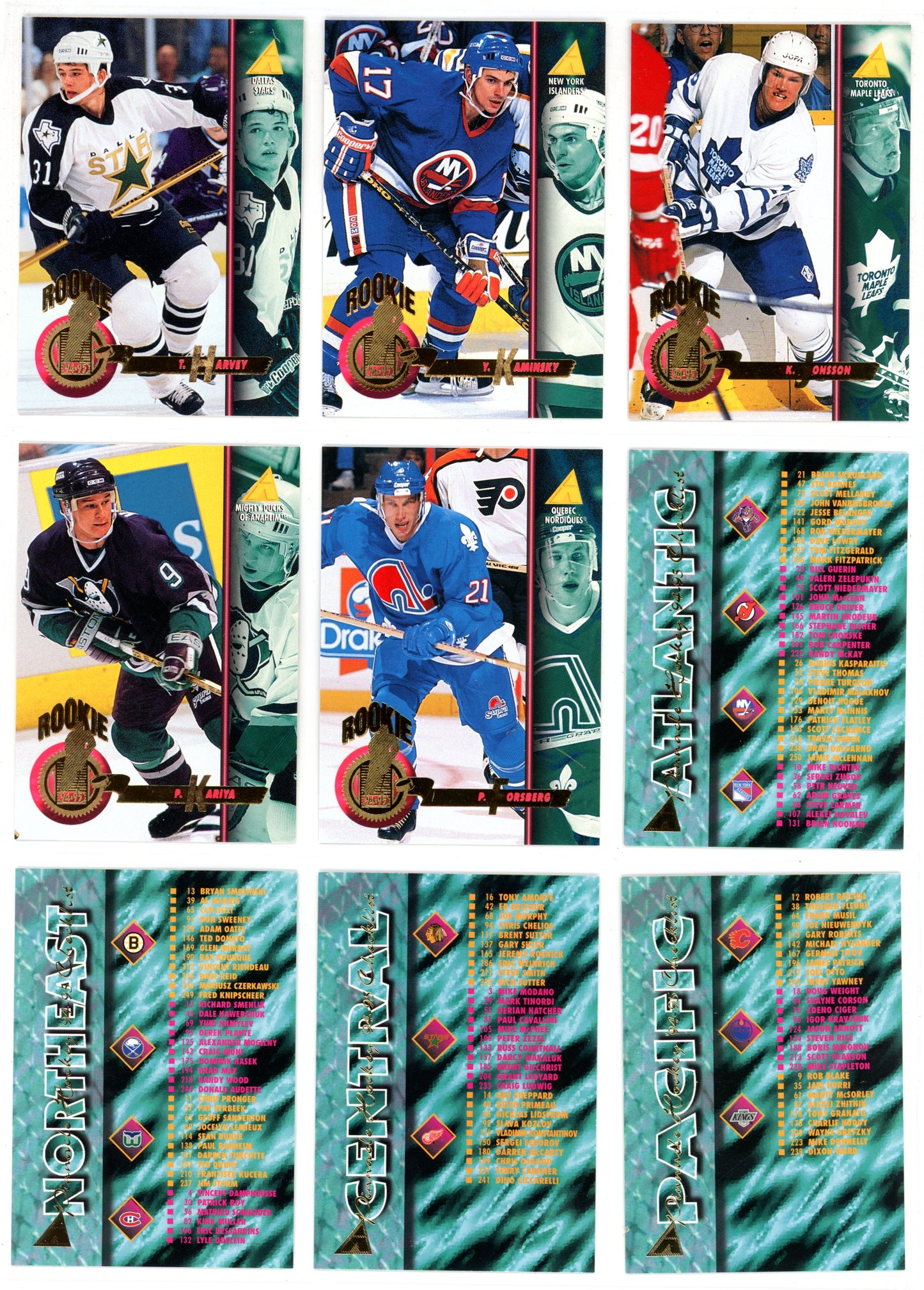1994/95 Pinnacle NHL Hockey Series One Set (270 Cards)