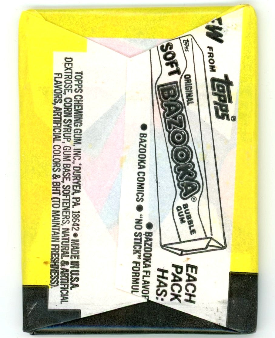 1982 Topps Nintendo Donkey Kong Unopened Wax Pack (3 Cards / 3 Stickers) Possible Mario Rookie