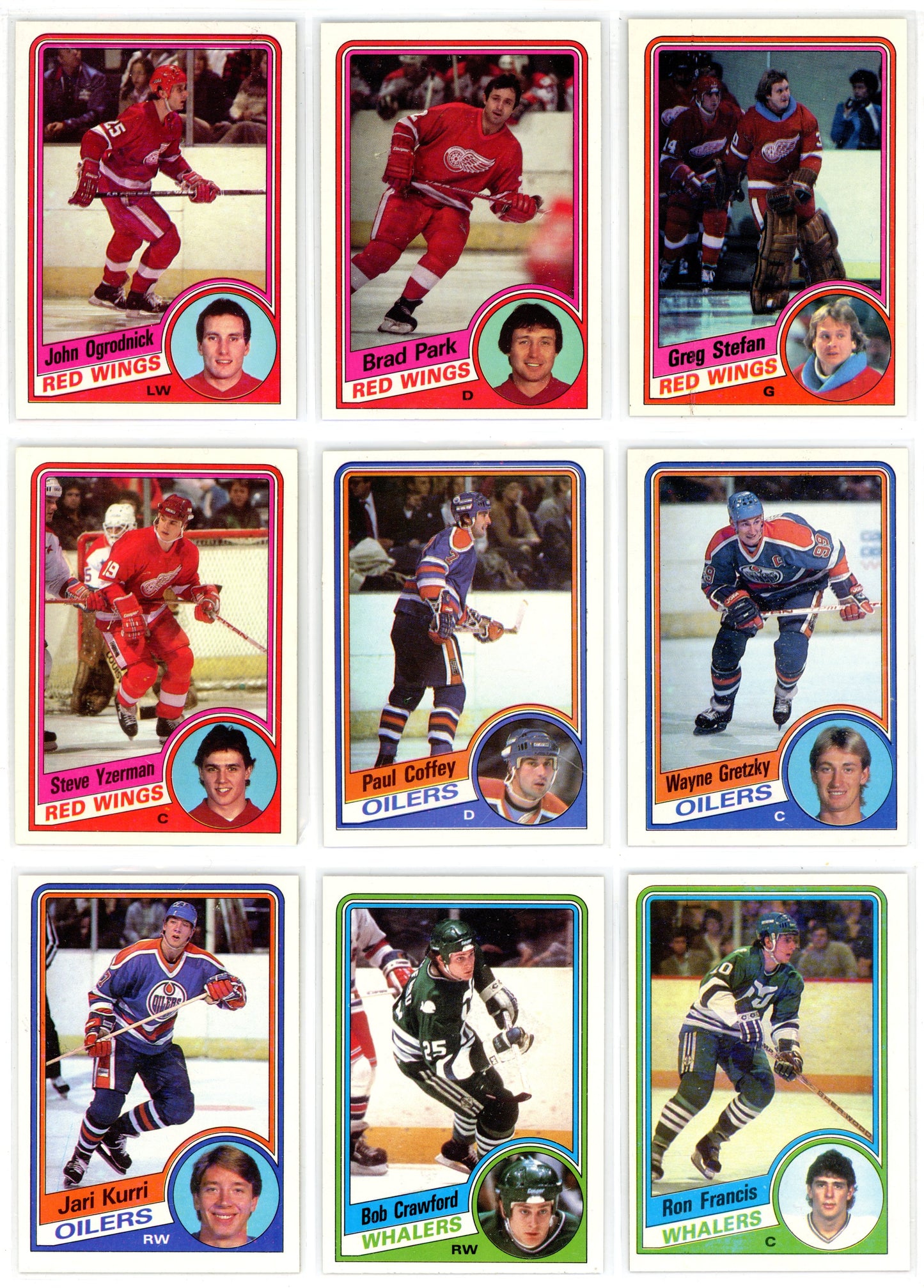 1984/85 Topps NHL Hockey Complete Set (165 Cards)