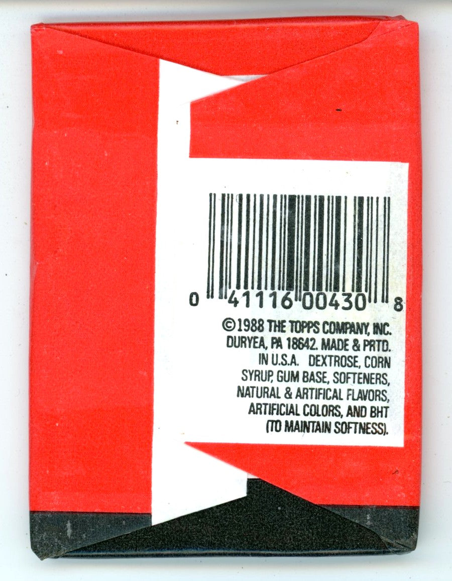 1988 Topps Dinosaurs Attack! Trading Card Pack (5 Cards / 1 Sticker)