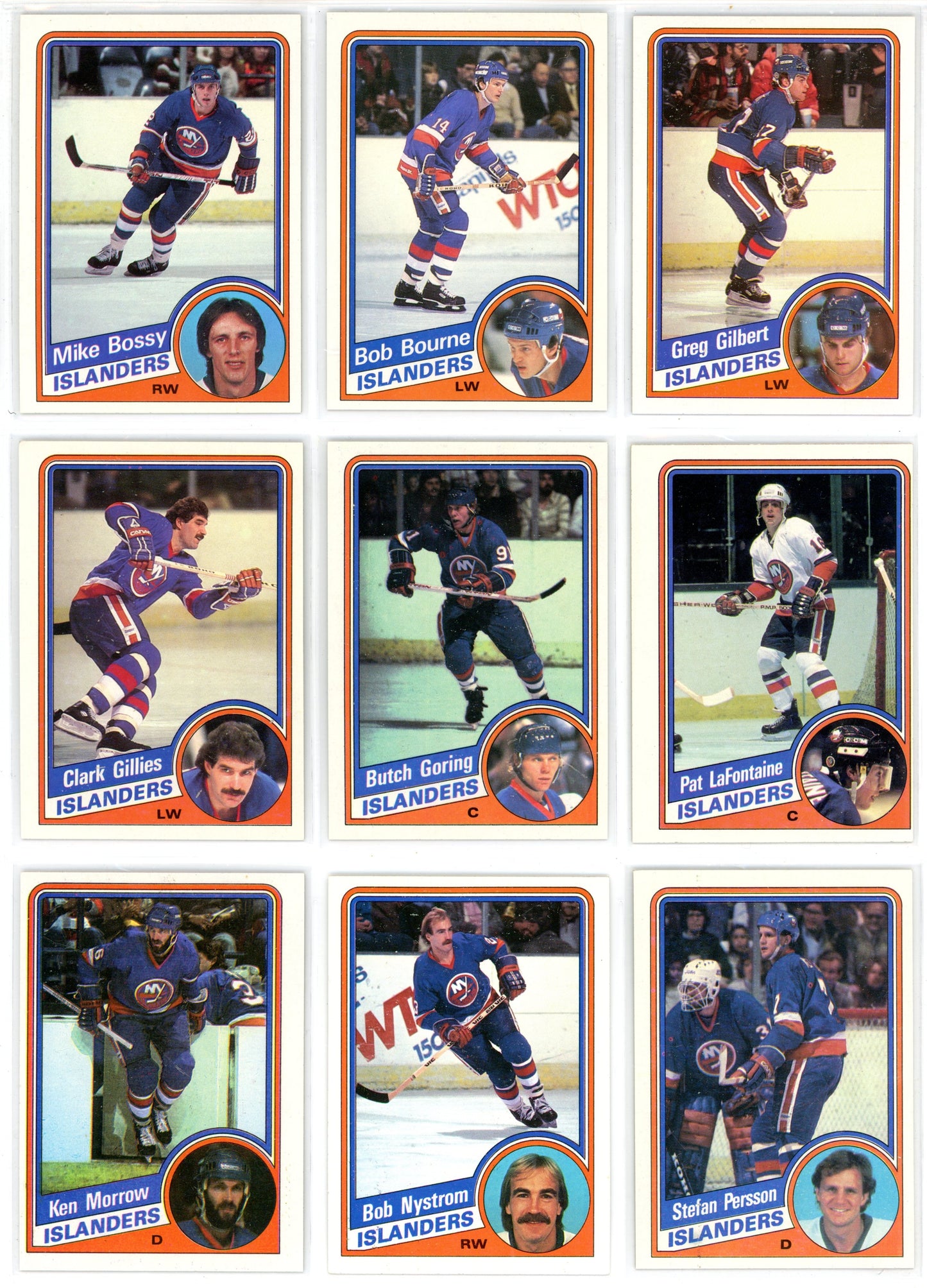 1984/85 Topps NHL Hockey Complete Set (165 Cards)