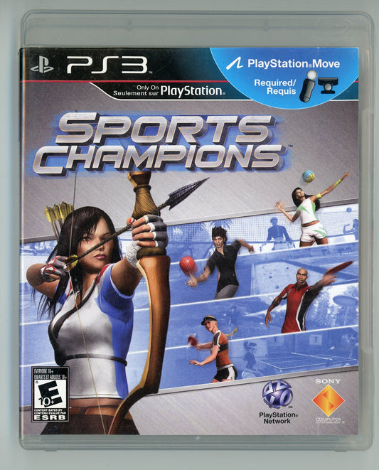 2010 Sony Sports Champions Playstation 3 Video Game Disc In Box