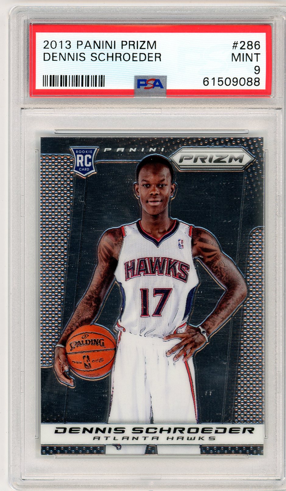 2013 Panini Prizm Dennis Schroeder Graded Rookie Card PSA 9