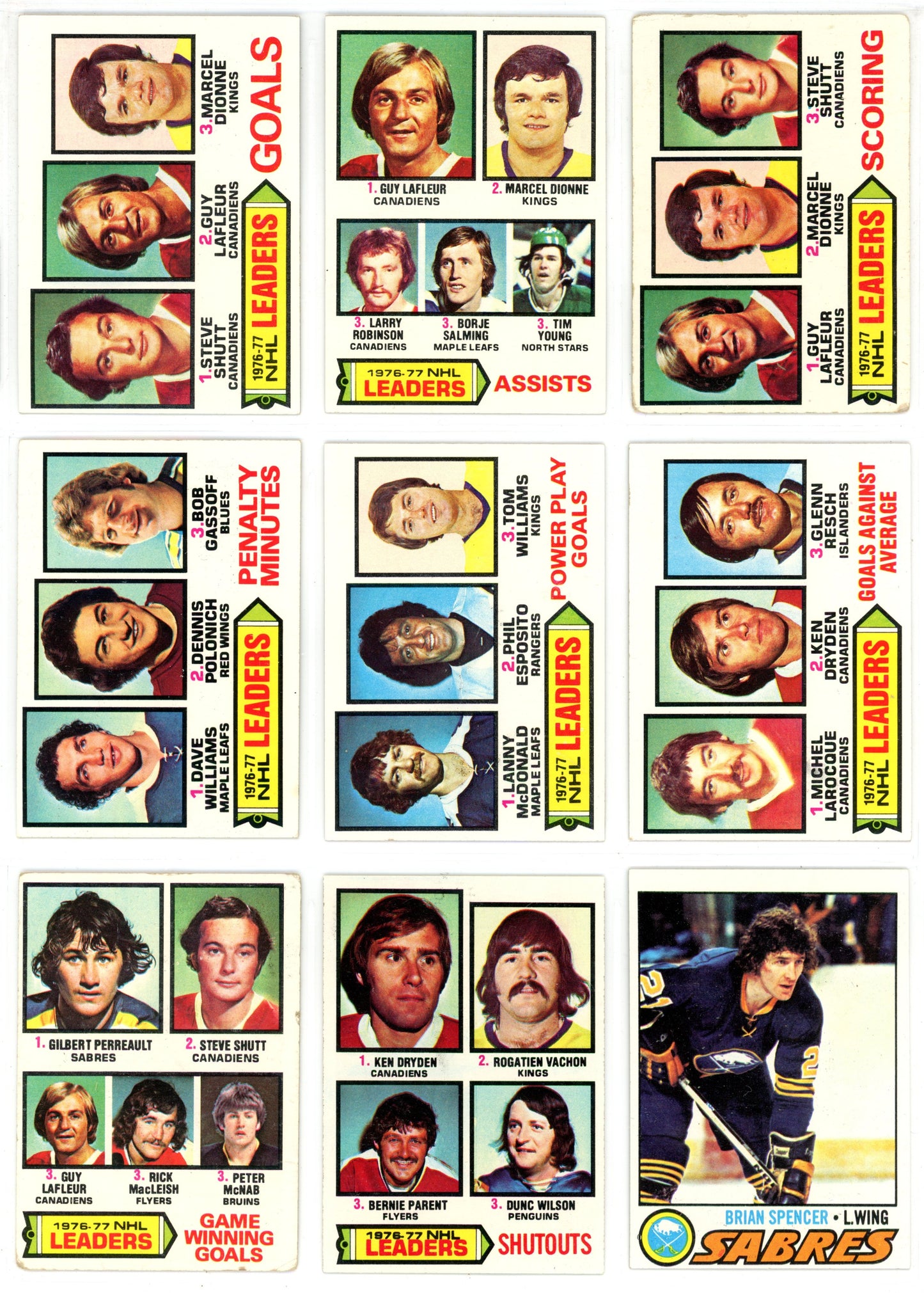 1977/78 Topps NHL Hockey Complete Set (264 Cards)