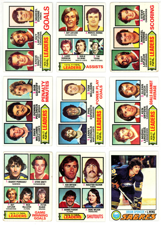 1977/78 Topps NHL Hockey Complete Set (264 Cards)