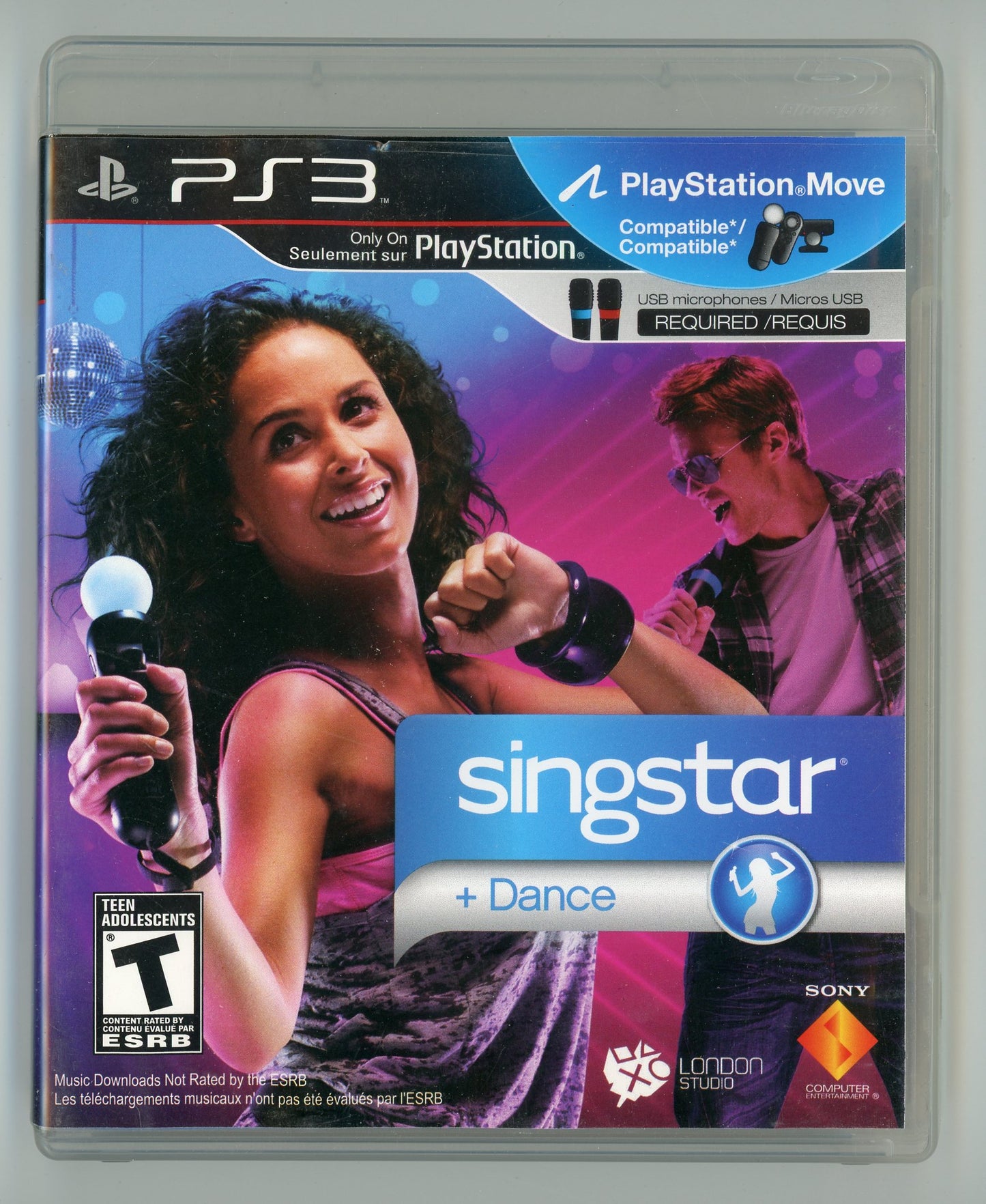 2010 Sony Singstar + Dance Playstation 3 Video Game Disc In Box