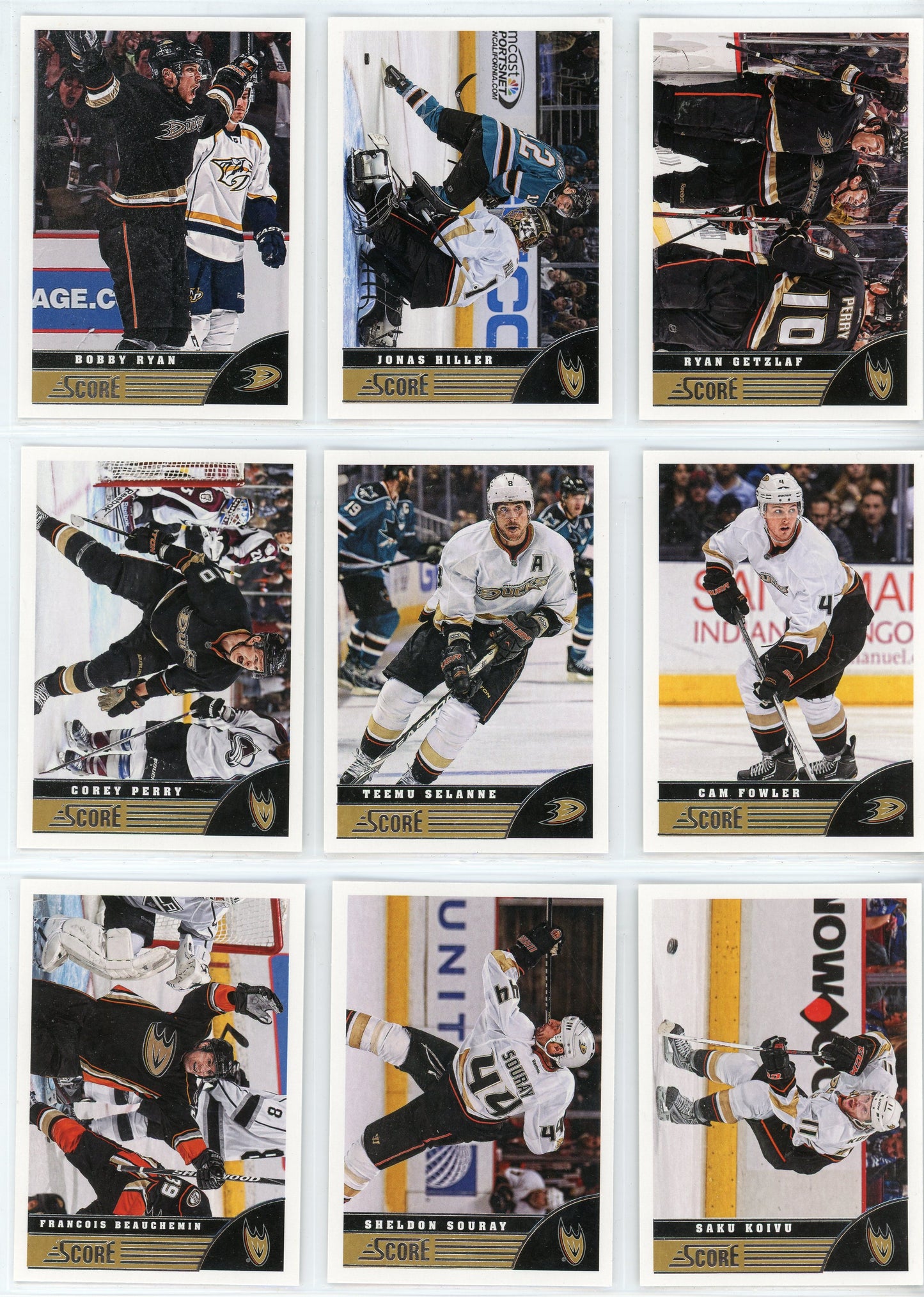 2013/14 Score NHL Hockey Card Complete Set (650 Cards)