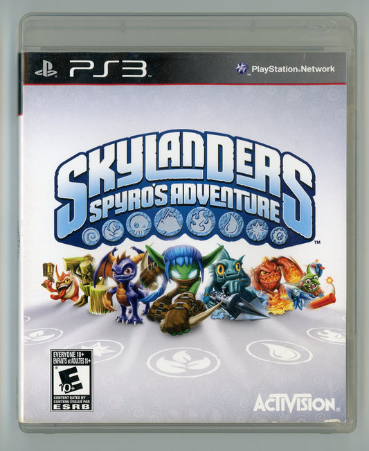 2011 Activision Skylanders: Spyro's Adventure Playstation 3 Video Game Disc In Box