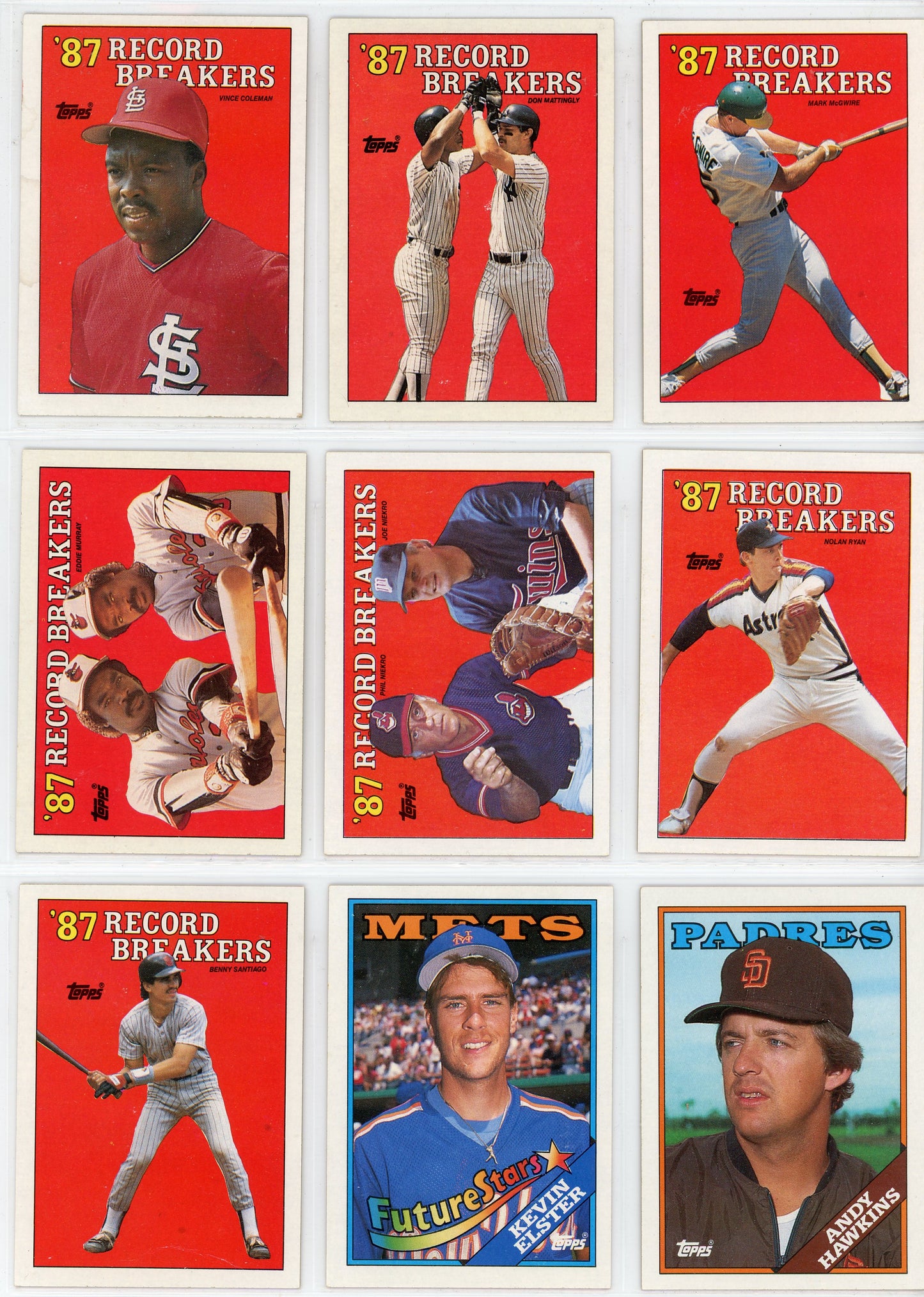 1988 Topps MLB Baseball Card Complete Set (792 Cards)