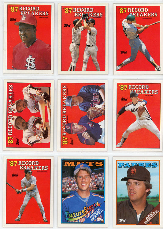 1988 Topps MLB Baseball Card Complete Set (792 Cards)