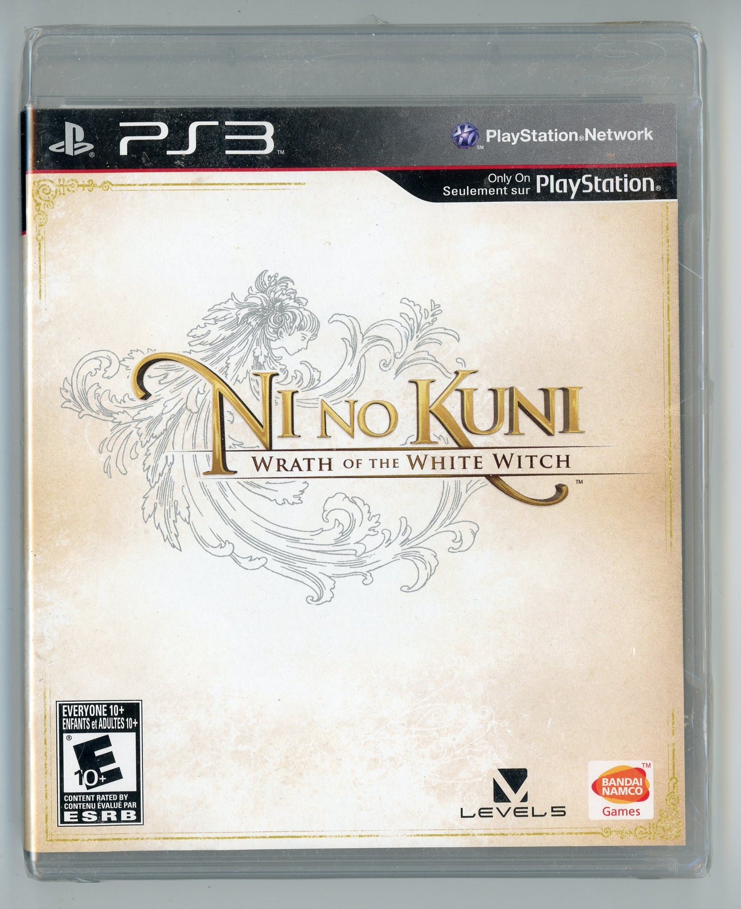 2013 Ni No Kuni: Wrath of the White Witch Playstation 3 Video Game Disc Sealed In Box