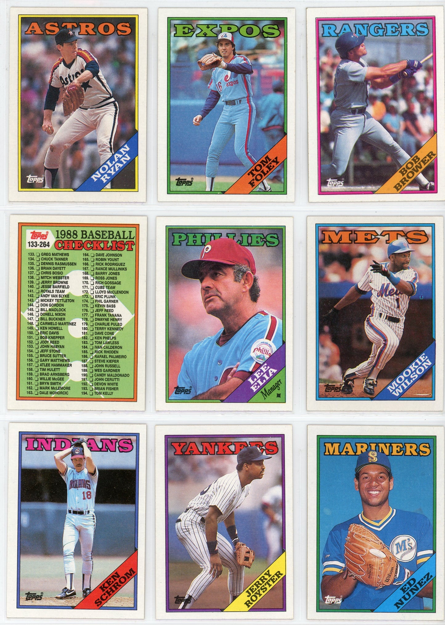 1988 Topps MLB Baseball Card Complete Set (792 Cards)