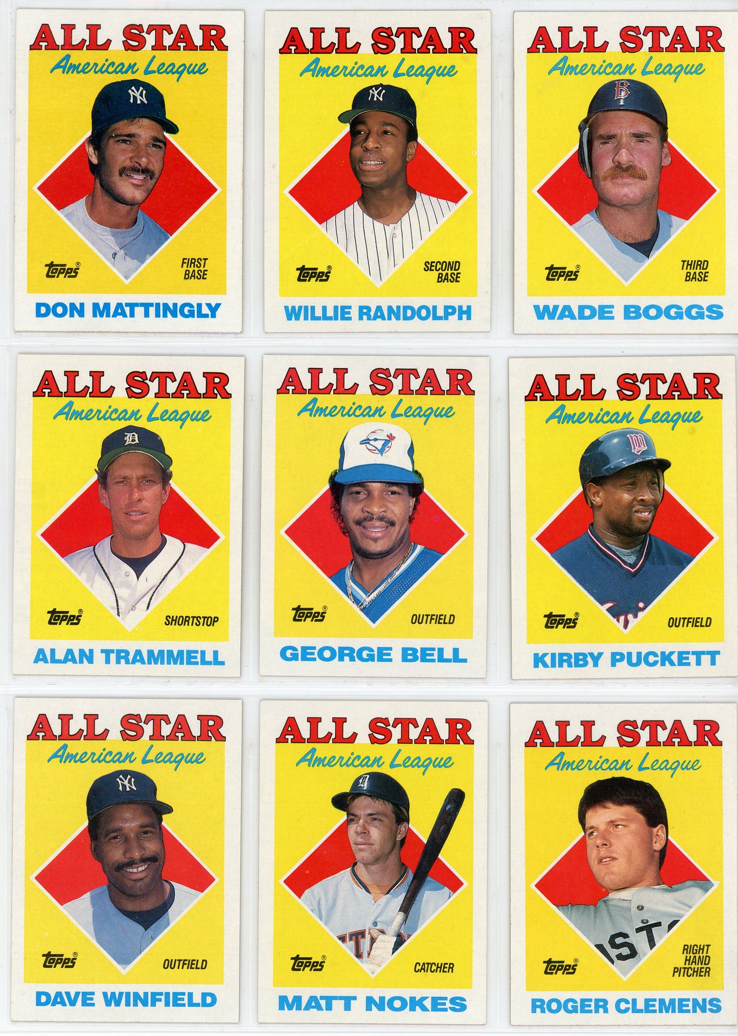1988 Topps MLB Baseball Card Complete Set (792 Cards)