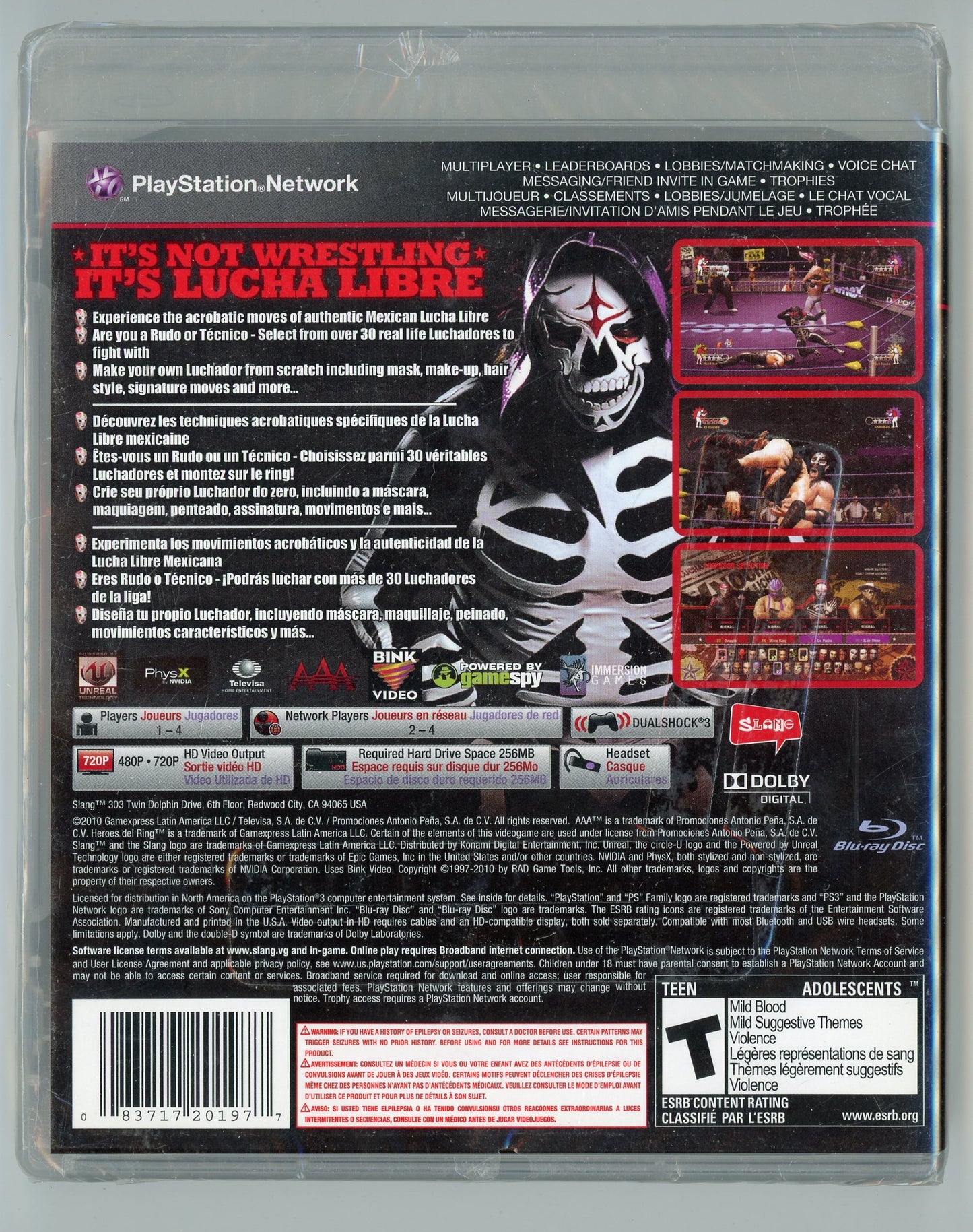 2010 Lucha Libre: Heroes Del Ring Playstation 3 Video Game Disc Sealed In Box