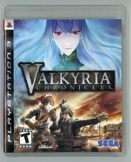 2008 Sega Valkyria Chronicles Playstation 3 Video Game Disc In Box