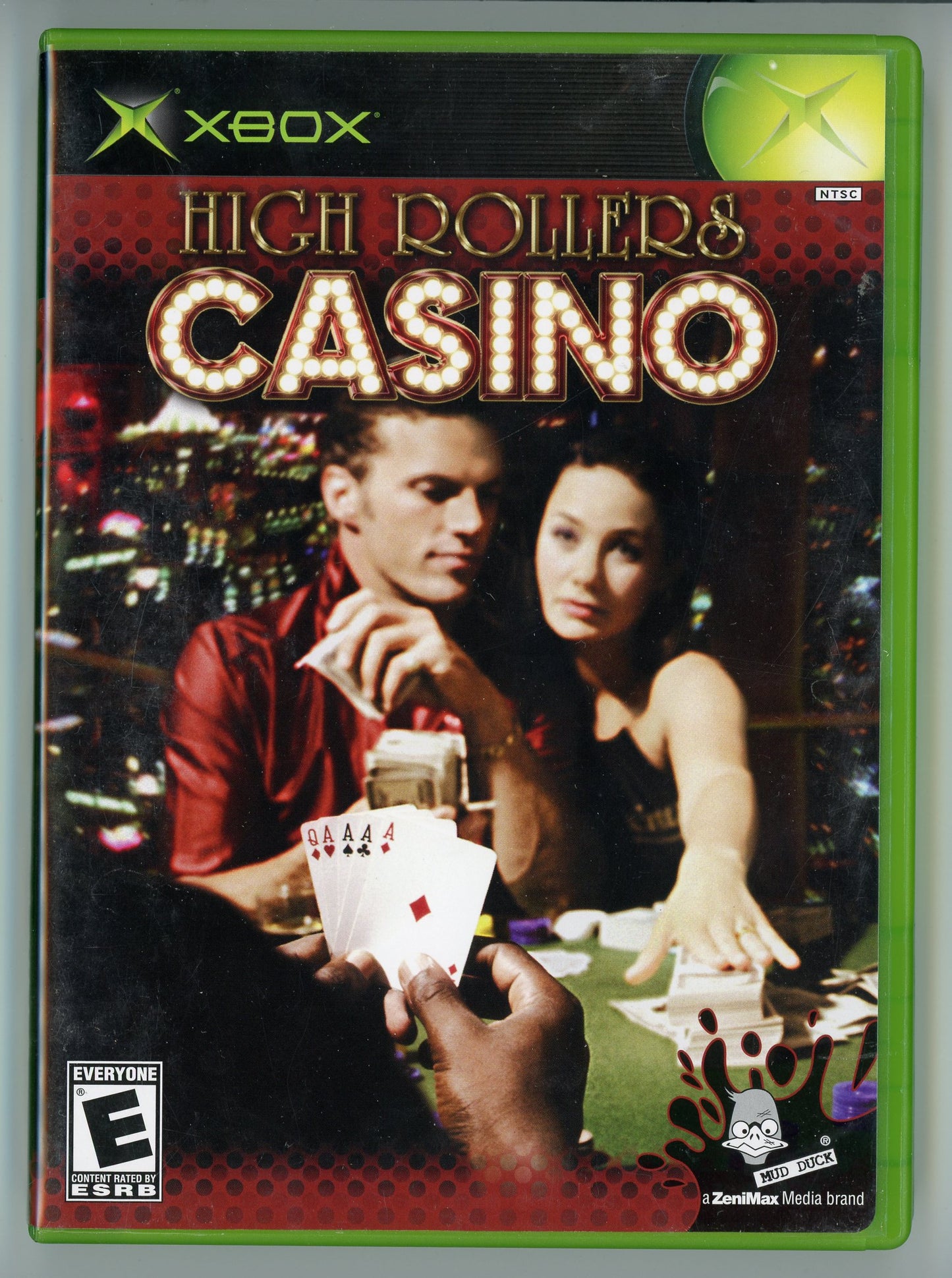 2004 Mud Duck High Rollers Casino Xbox Video Game Disc In Box