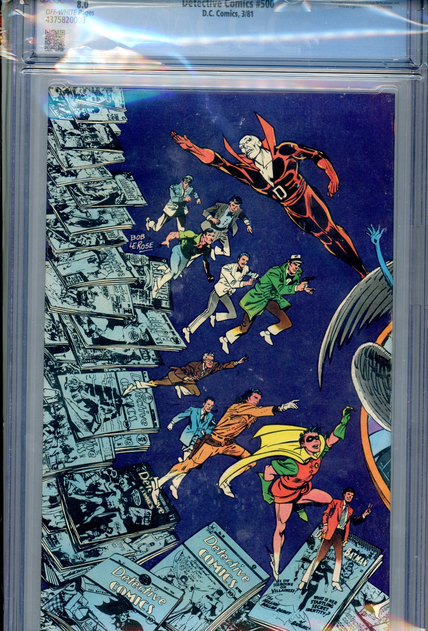 1981 Detective Comics #500 Graded Comic Book Anniversary Issue CGC 8