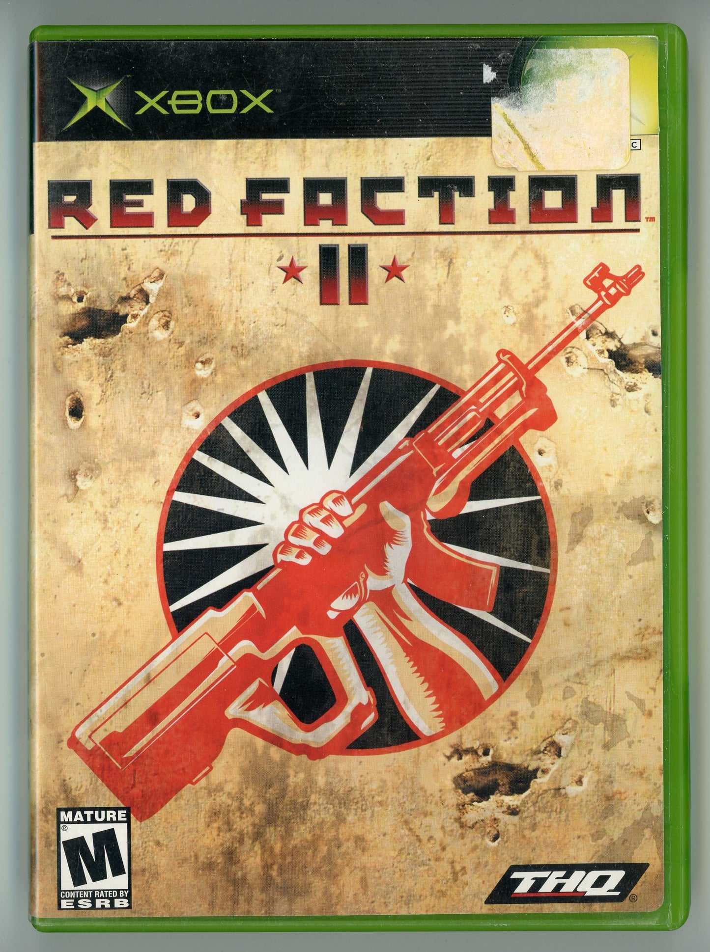 2002 Red Faction II Xbox Video Game Disc In Box