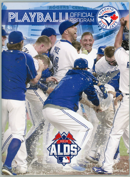 2015 Playball! Official Blue Jays Program Issue 3 ALDS