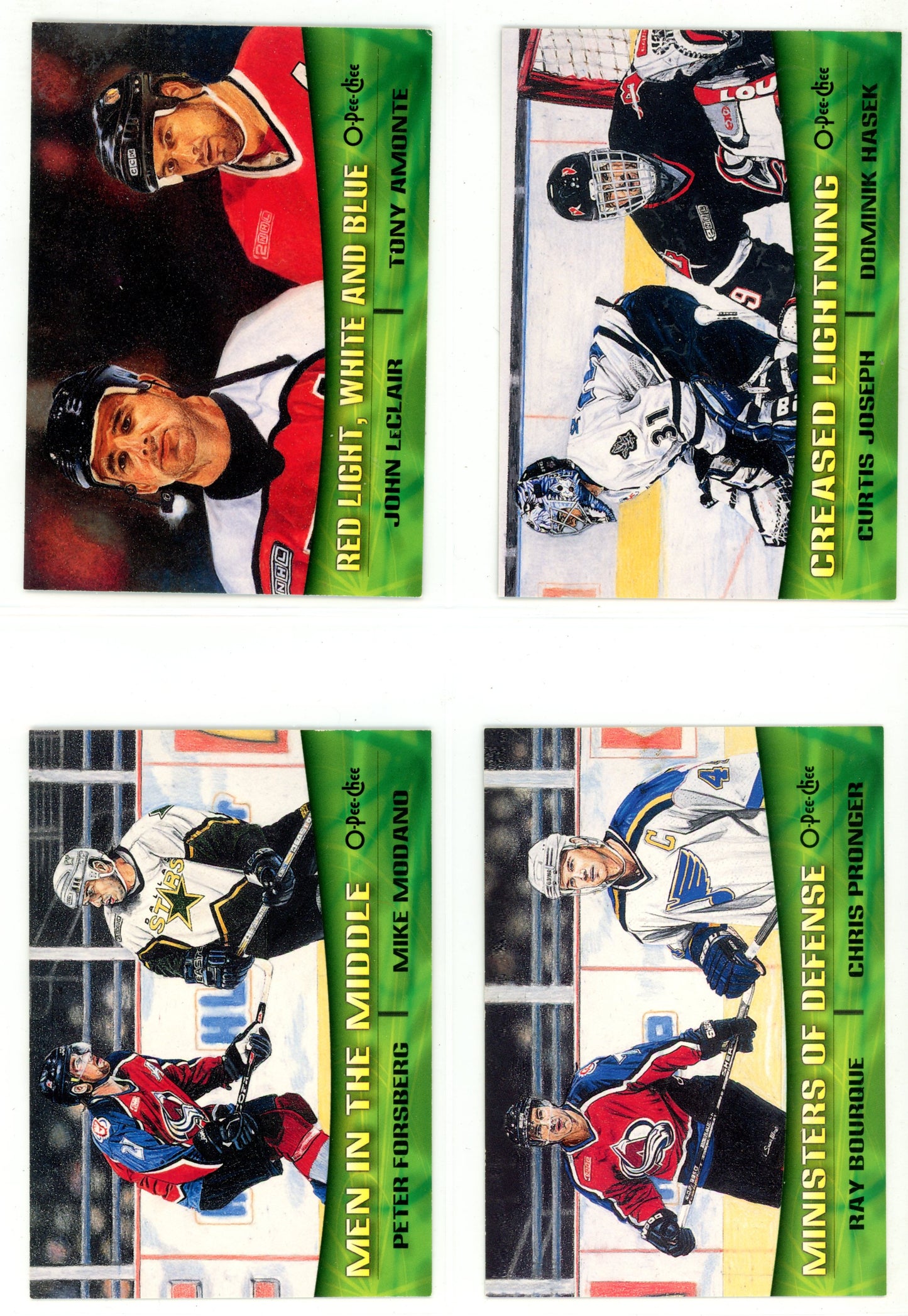 2000/01 OPC O-Pee-Chee NHL Hockey Complete Set (330 Cards) + Oversize Inserts (10 Cards)