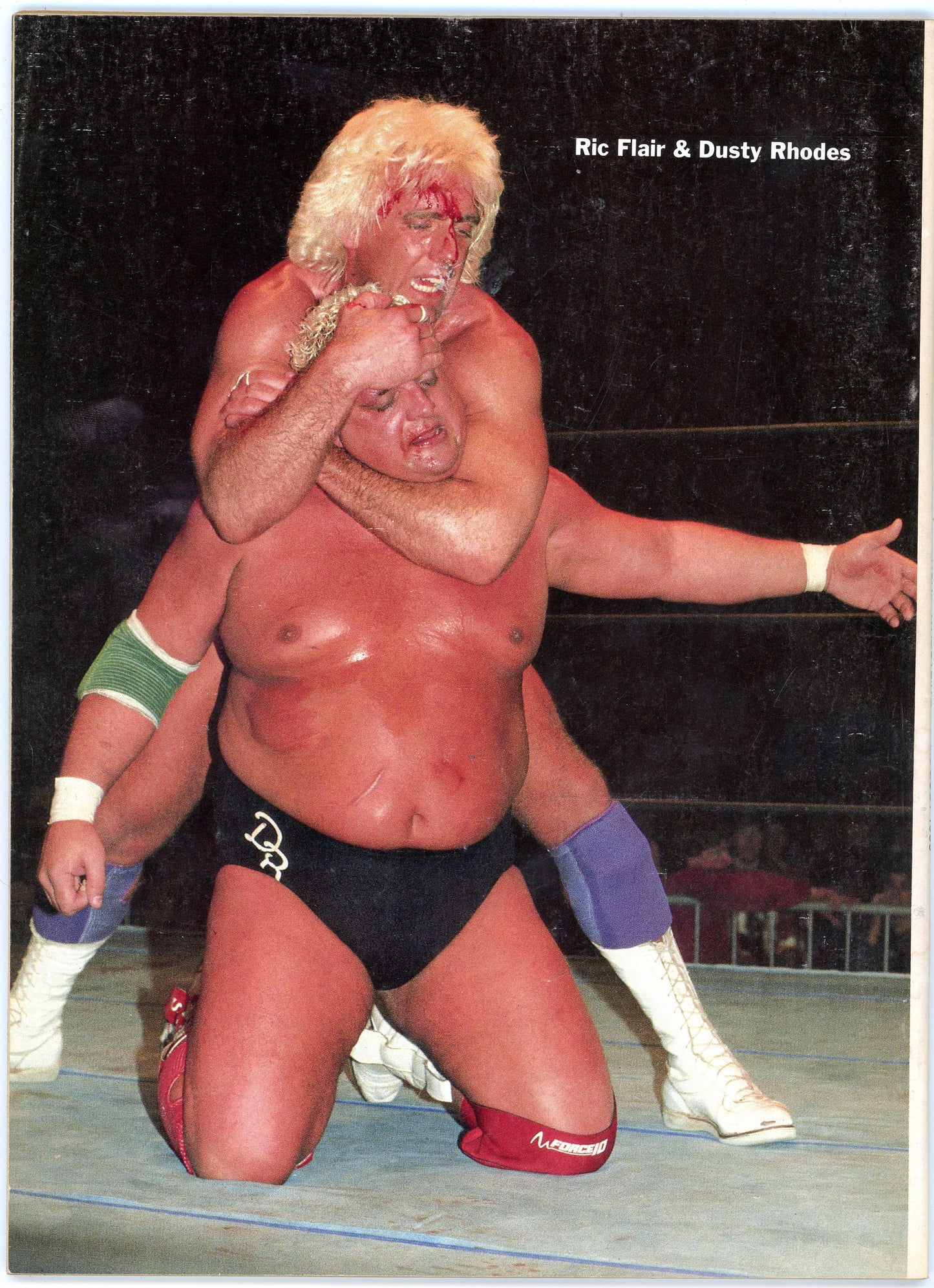 Championship Wrestling Vintage Magazine (August, 1986) Ric Flair, Dusty Rhodes