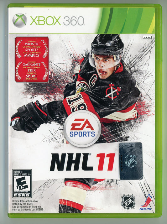 EA Sports NHL '11 Xbox 360 Video Game Disc In Box