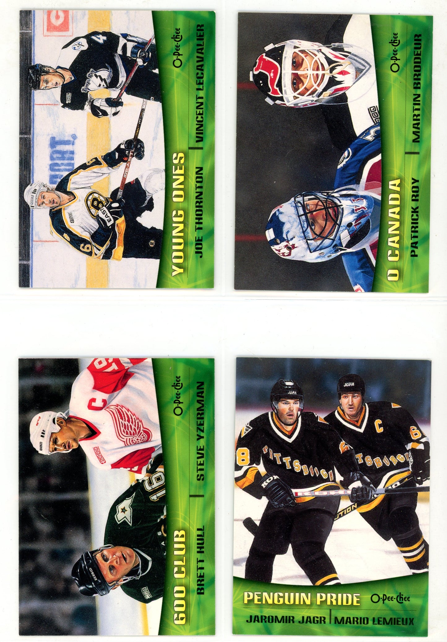 2000/01 OPC O-Pee-Chee NHL Hockey Complete Set (330 Cards) + Oversize Inserts (10 Cards)