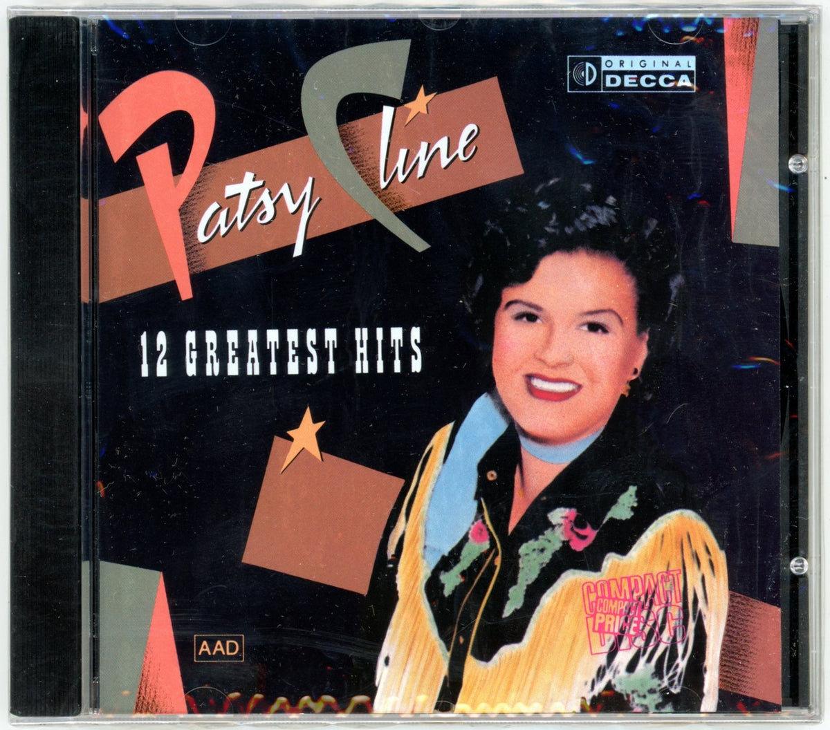 1988 MCA Decca Patsy Cline 12 Greatest Hits Vintage CD (Sealed) Canada