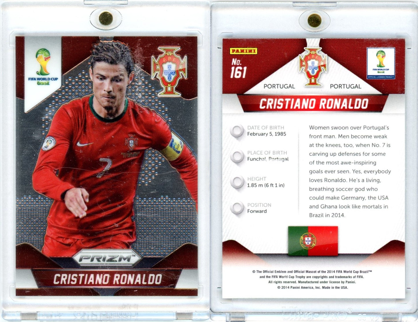 2014 Panini Prizm FIFA World Cup Soccer Complete Set (201 Cards) Messi, Ronaldo