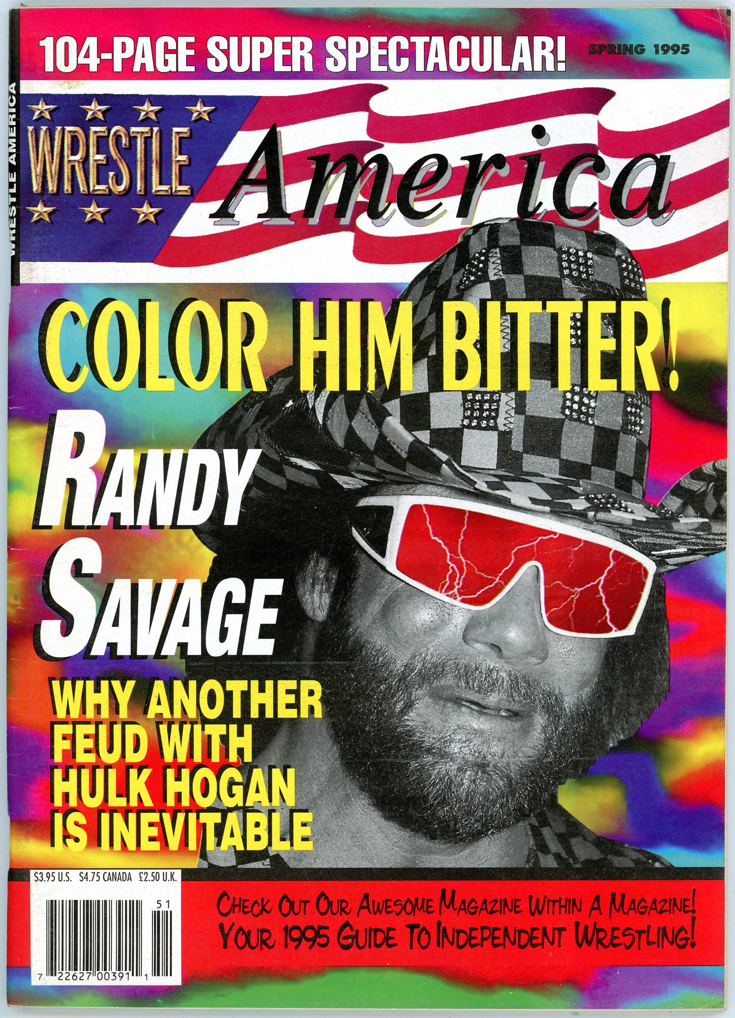 Wrestle America Vintage Wrestling Magazine (Spring 1995) Randy Savage