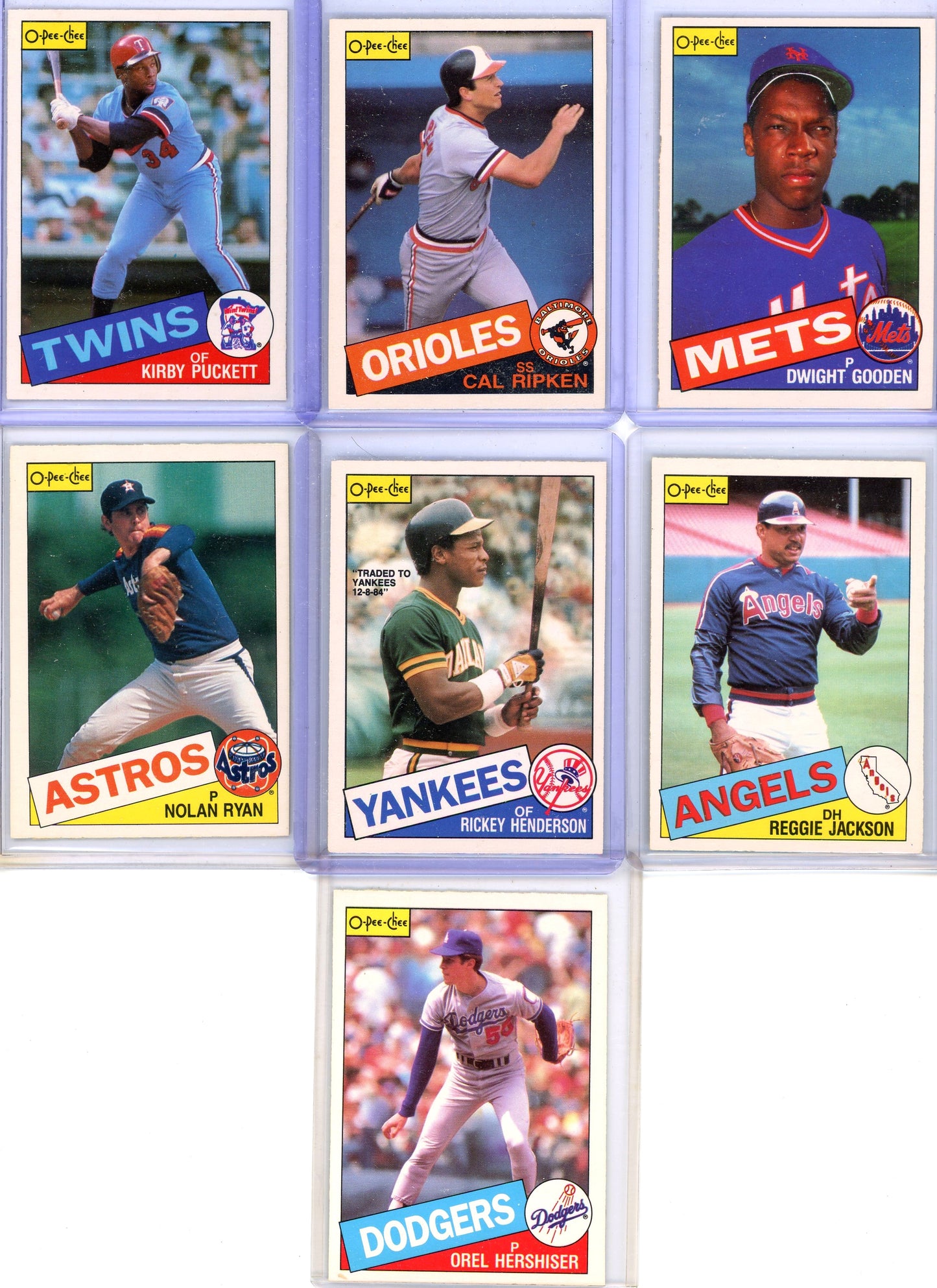 1985 OPC O-Pee-Chee MLB Baseball Card Complete Set (396 Cards) Near Mint!