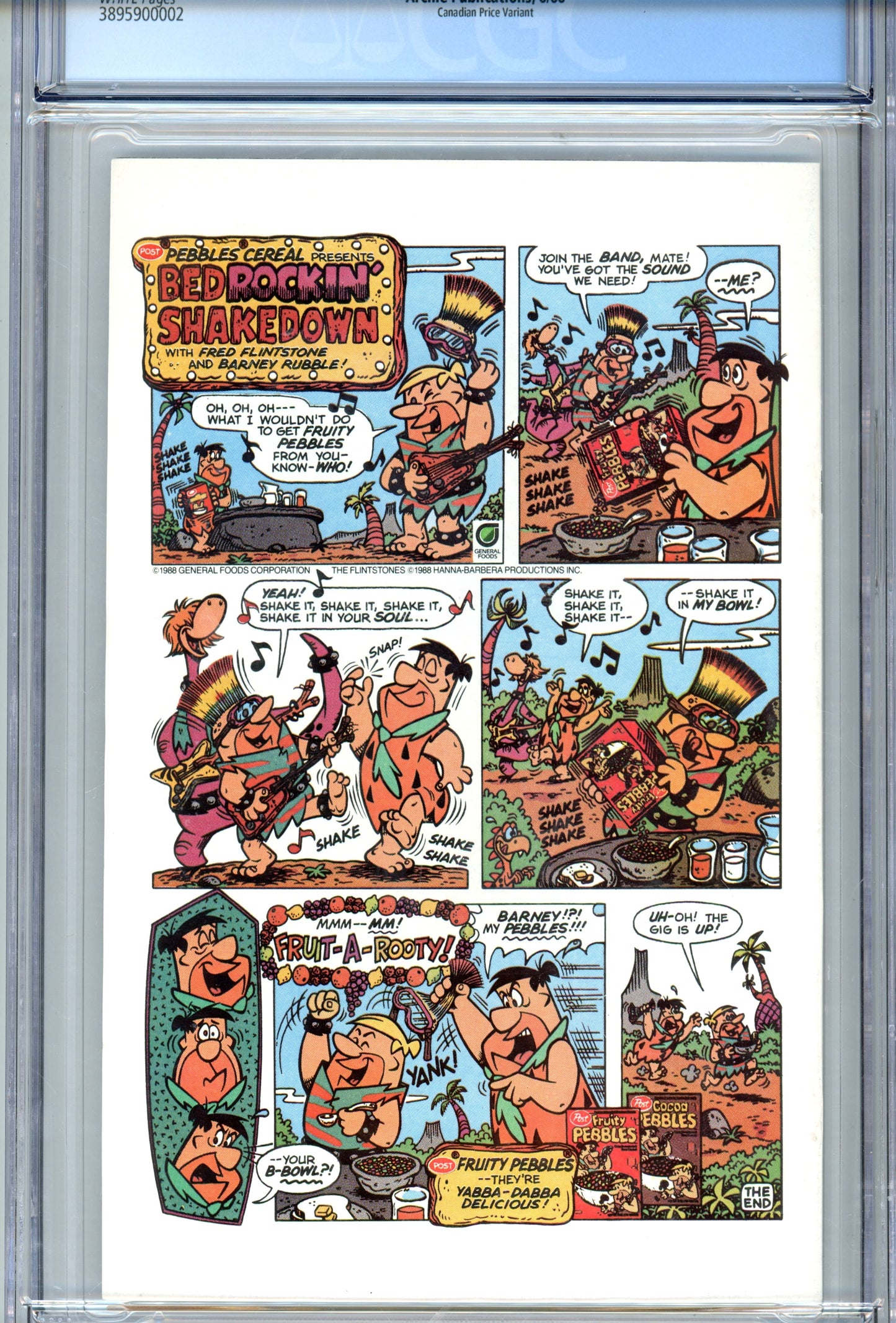 1988 Archie Adventure Series Teenage Mutant Ninja Turtles #1 Graded Comic Book CGC 9.0