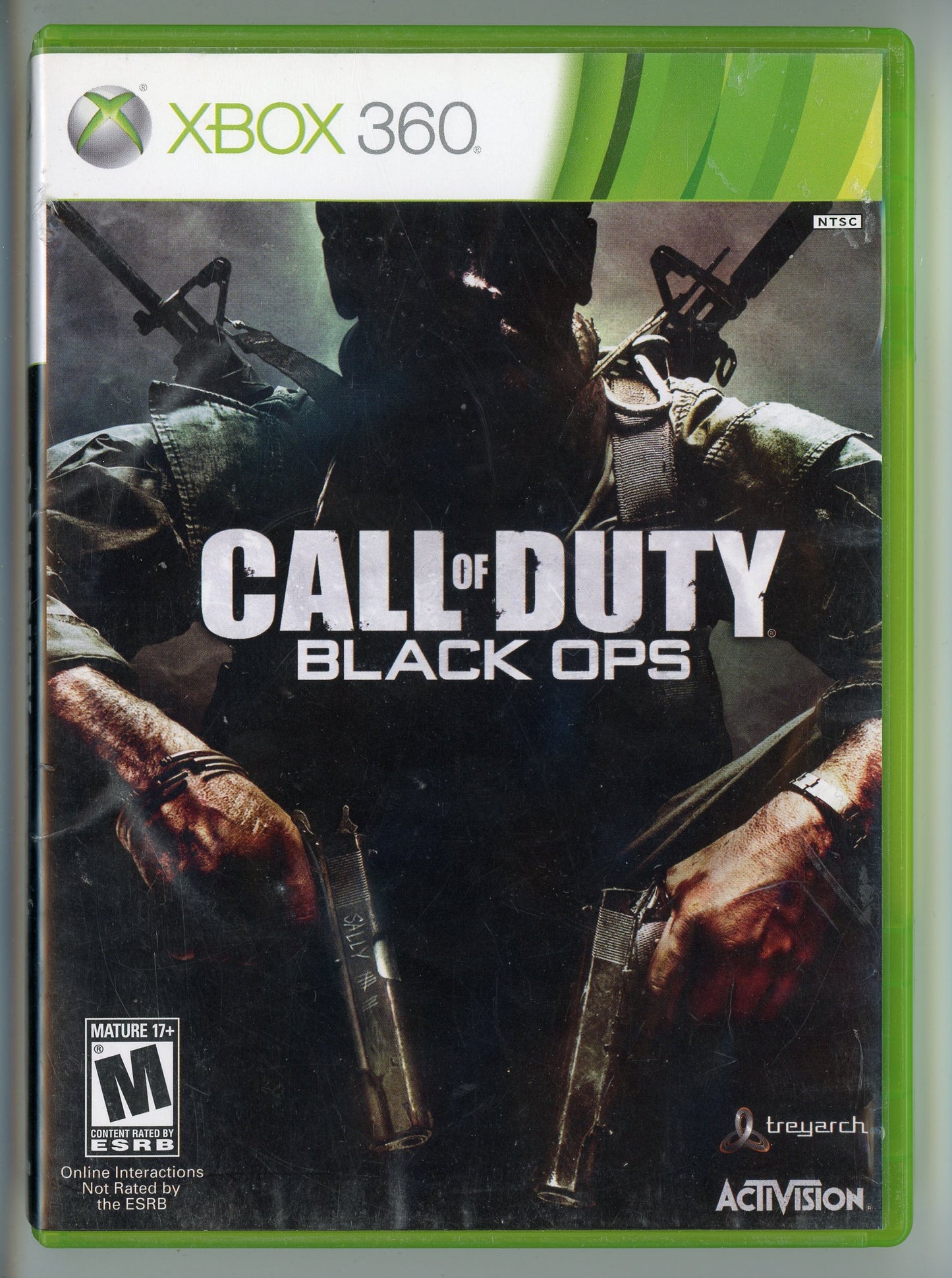 2010 Call of Duty: Black Ops Xbox 360 Video Game Disc In Box