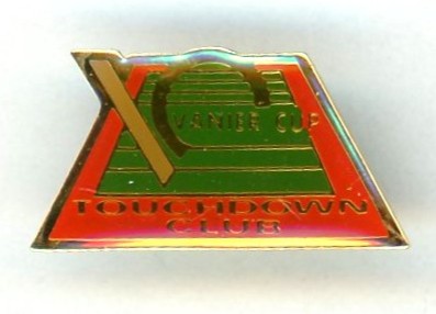 Vintage Vanier Cup University Football Touchdown Club Pin