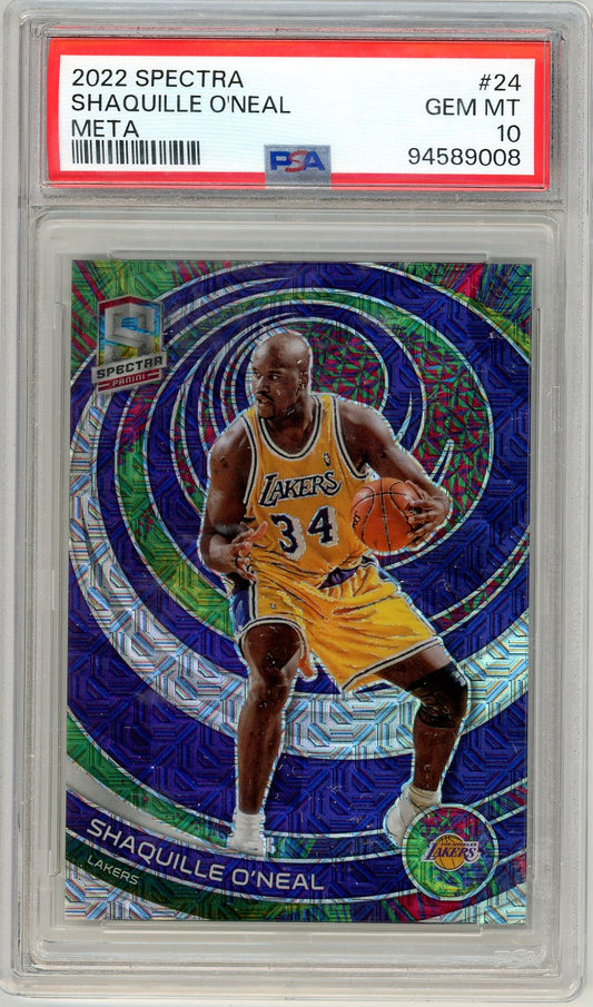 2022 Spectra Shaquille O'Neal Graded Basketball Card #24 PSA 10 Only 25 Made