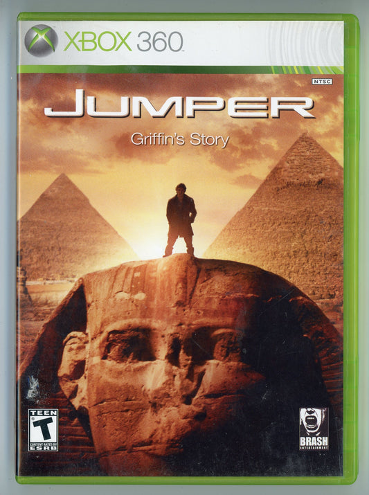 2008 Jumper: Griffin's Story Xbox 360 Video Game Disc In Box